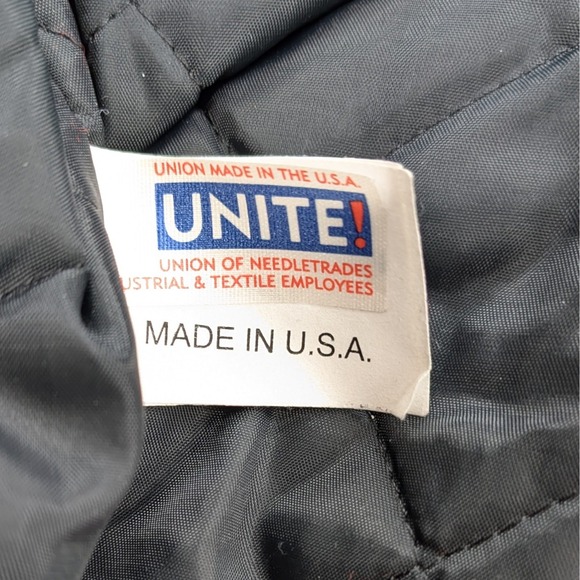 Vintage Varsity Jacket Wool & Leather Sleeves Made in USA - Picture 10 of 13